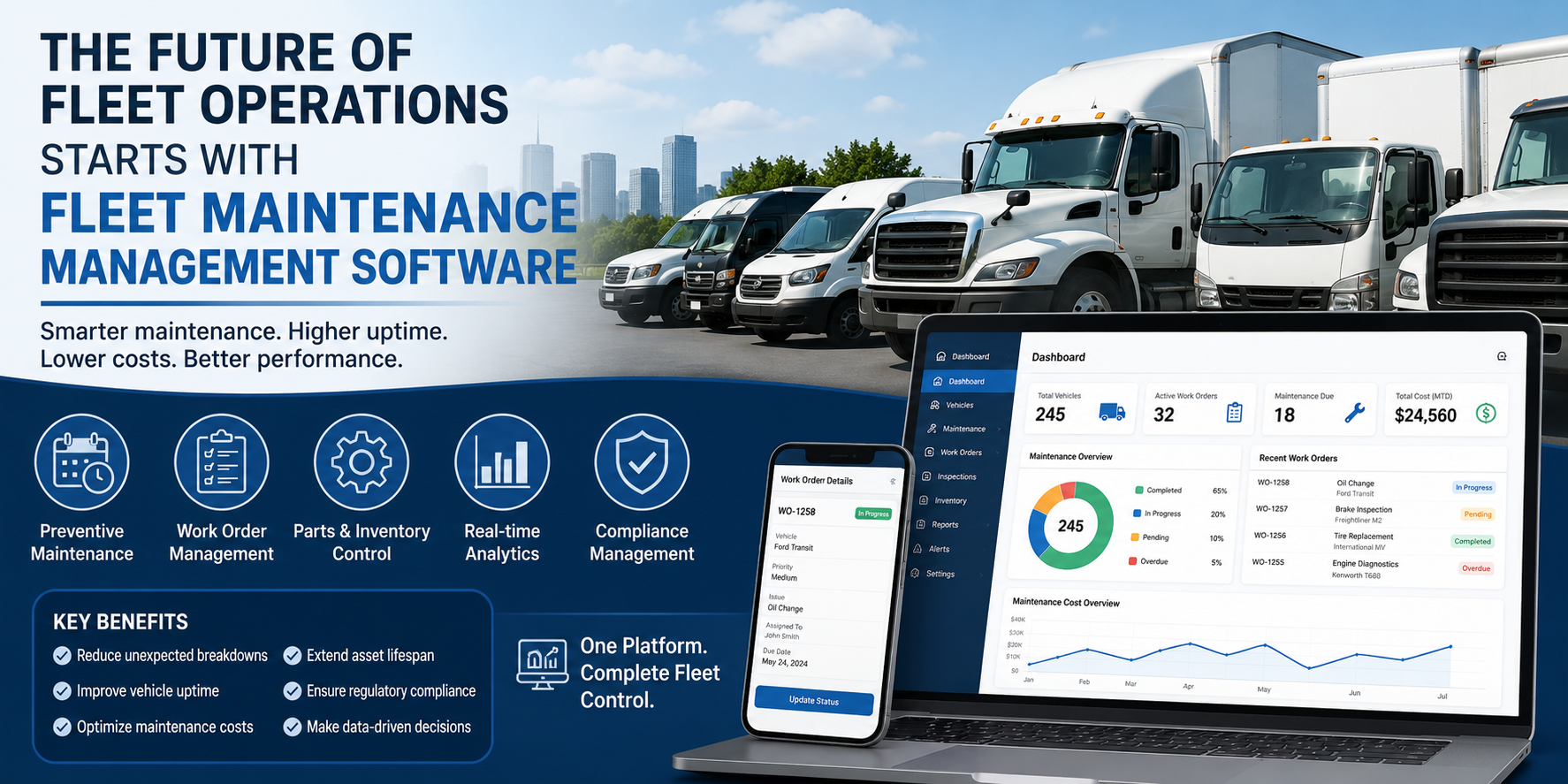 The Future of Fleet Operations Starts with Fleet Maintenance Management Software
